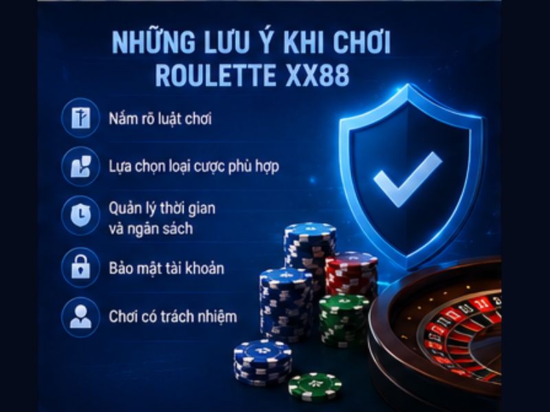 Những Lưu Ý Khi Chơi Roulette XX88